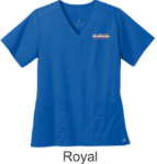 Picture of Pediatric Associates Women's Work Flex V-Neck Top